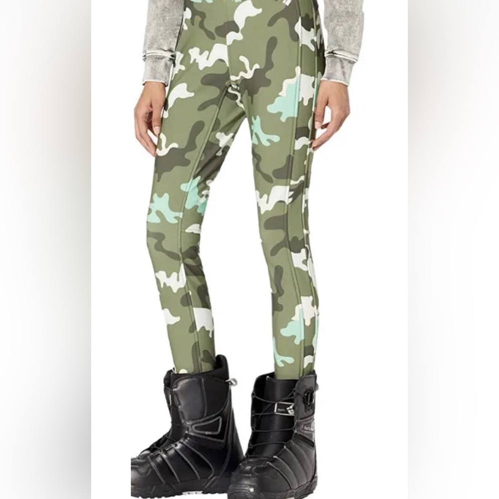 Obermeyer Jinks ITB Softshell Camo Ski Snow Pants Women's Size 12 NEW $149